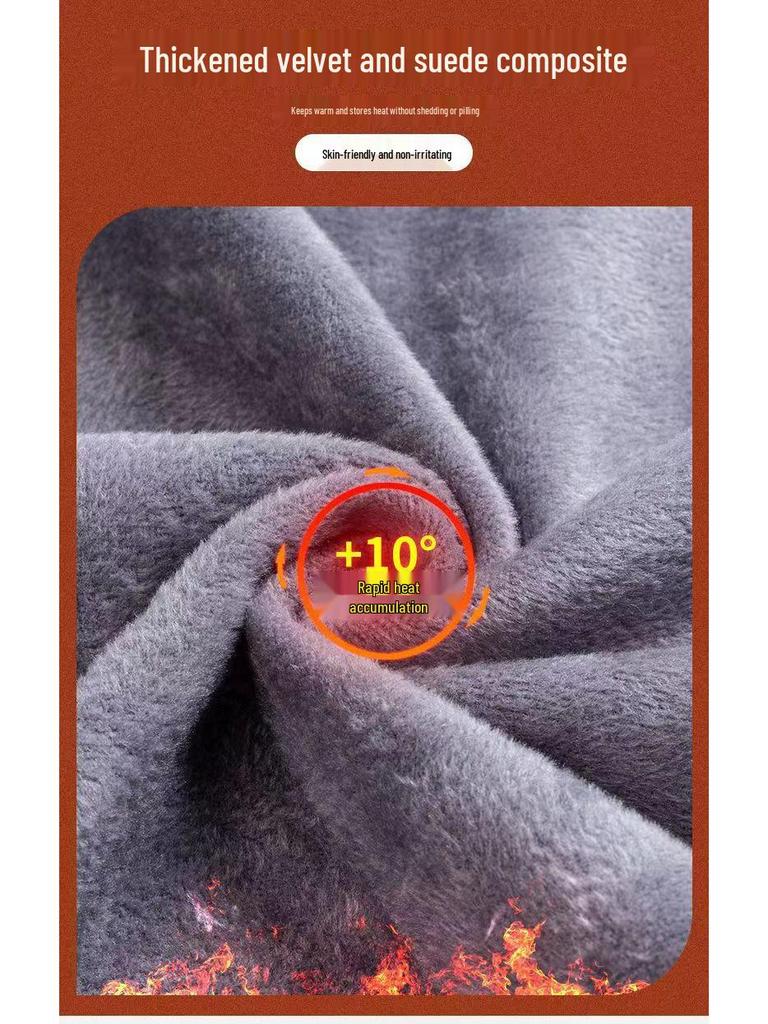 Herren Winter Flanellhemd mit Fleecefutter - Warm, Langärmlig, Business Casual für Mittelalte & Ältere, Übergröße verfügbar