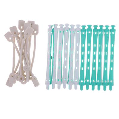 12pcs Hair Curler Clamps Hairdreser Perm Rods Styling DIY 9 X 0.8 Cm