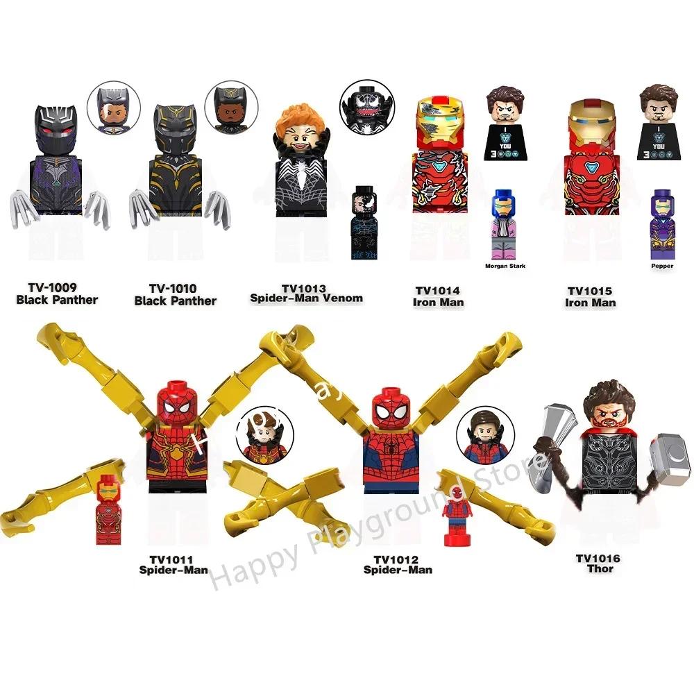 New Anime Super Cartoon TV Movies Heroes Bricks Toy Building Blocks for Kids Collect Toys Model Birthday Gifts