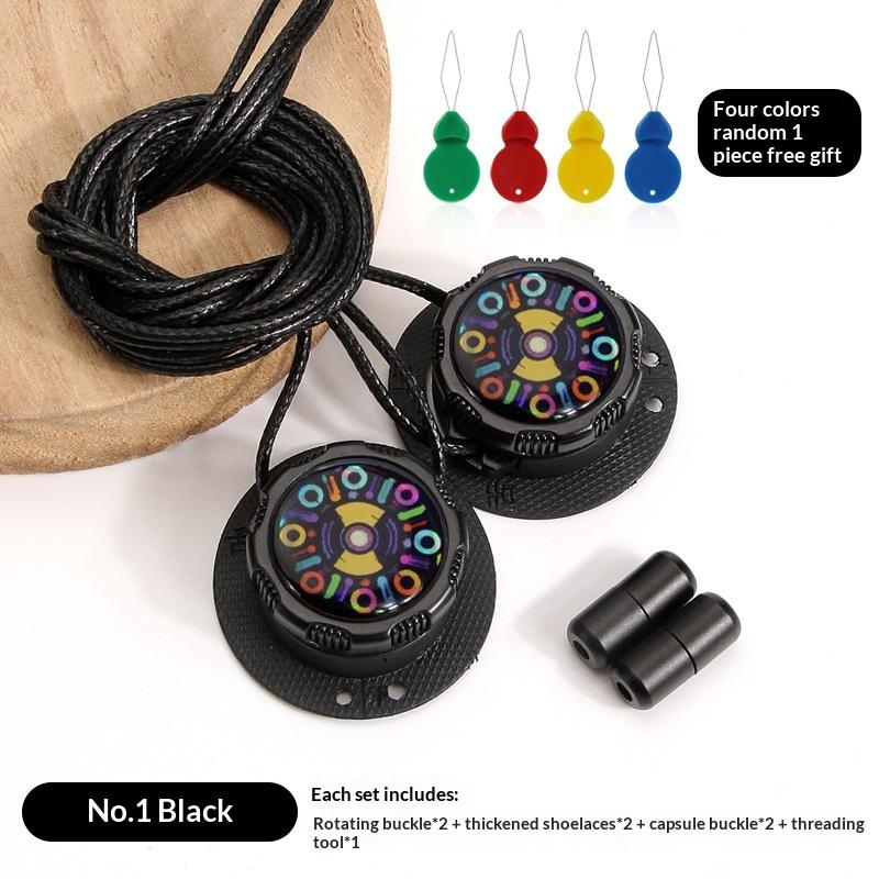 1/3 Sets Lace-Free Swivel Buckle Sports Shoe Laces For Men And Women Casual Lazy Shoes Lace Diy Accessories