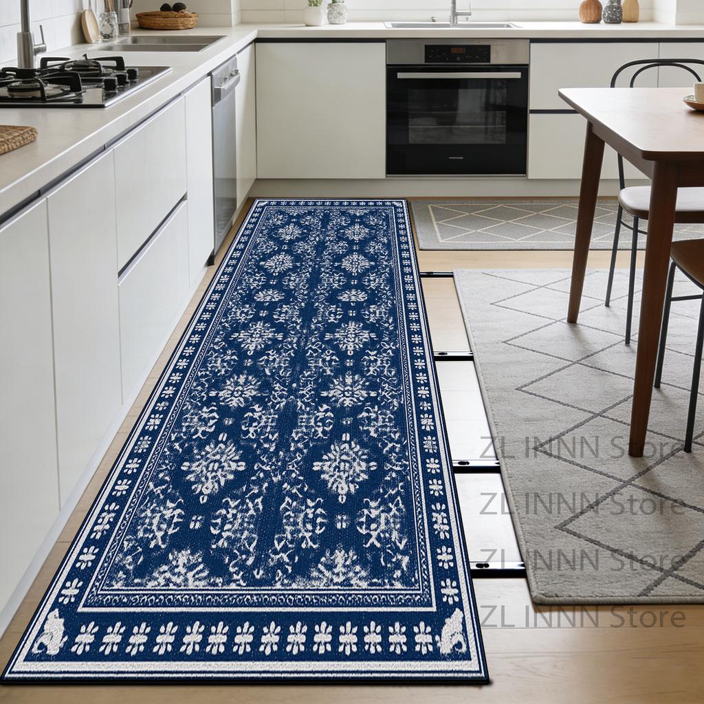 Navajo Geometric Kitchen Runner Carpet Luxury Decoration Living Room Long Rug Customizable Bedroom Bedside Washable Soft Mats