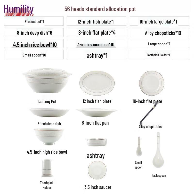 Qianxing Ceramic Dinnerware Set