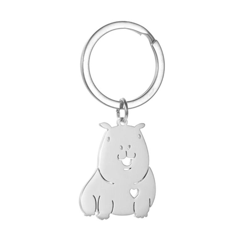Delightful Capybara Keychain Pendant Trendy Hangers Decor Accessory for Girl