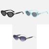 Stylish Small Elliptical Frame Sunglasses Female Sun Shades Protection Sun