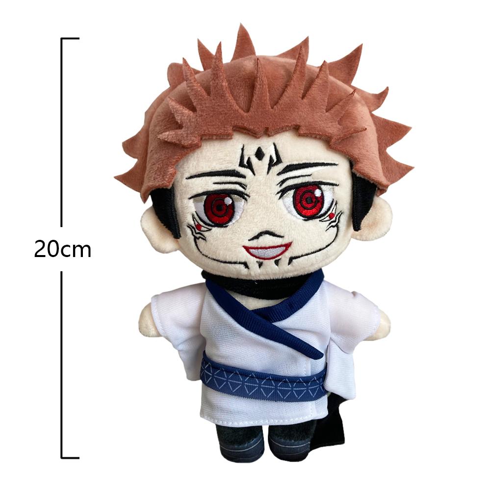 JJK Anime Plush Toy Nanami Kento Mahito Figure Gojo Geto Plusies Stuffed Doll Kugisaki Nobara Cosplay Plush Cute Soft Props Gift
