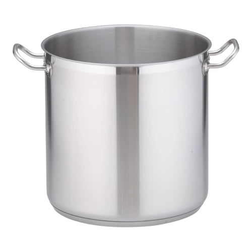 Endo Shoji Commercial TKG PRO Stockpot (without lid), 30cm, Induction Cooktop Compatible, Stainless Steel, AZV6630