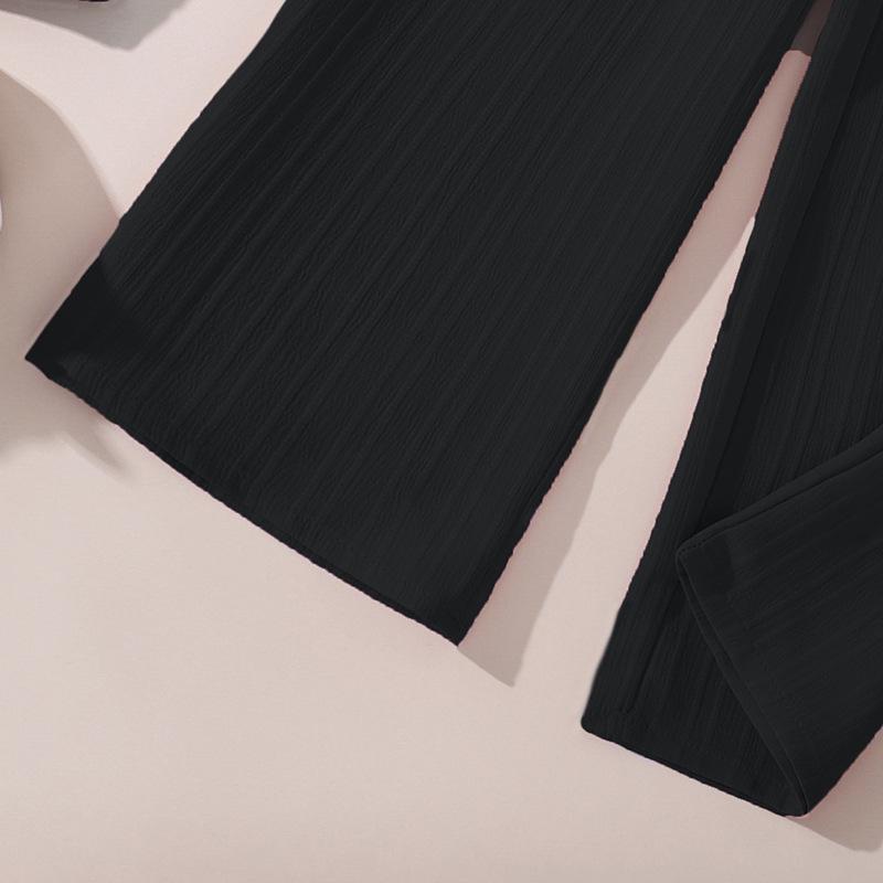 Kinderanzug Kinderbekleidung Herbst Neu Koreanischer Stil Jungen und Mädchen Lasel Langarmhemd Oberteil Weitbeinige Hose