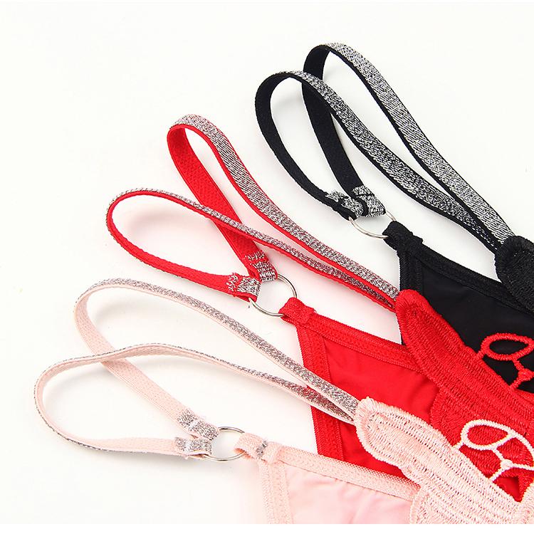 Sexy G String Underwear Women Panties T-Back Floral Embroidery Briefs Female Lingerie Erotic Girls Thongs Bikini