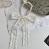 Korean Style Lace Scarves Lace Up Ribbons Necklaces Fashion Pearl Choker  Girl