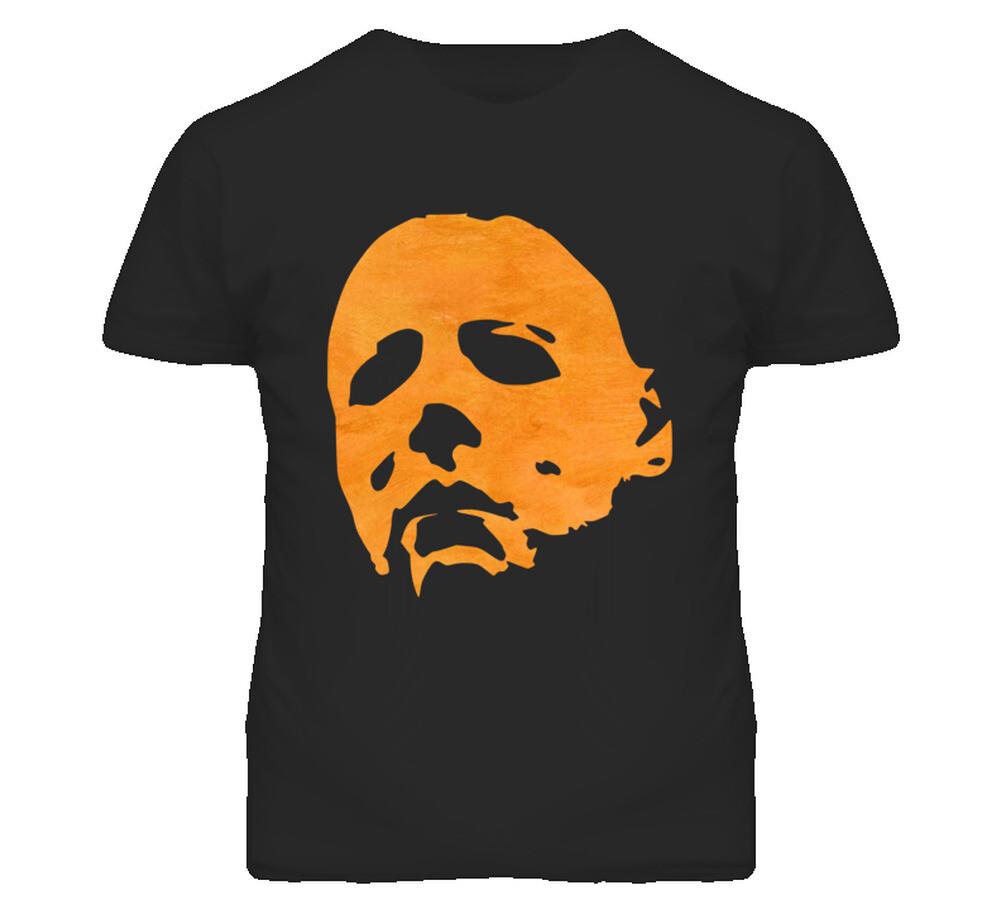 Michael Myers Mask Halloween T Shirt Mens Womens Tees Top XL