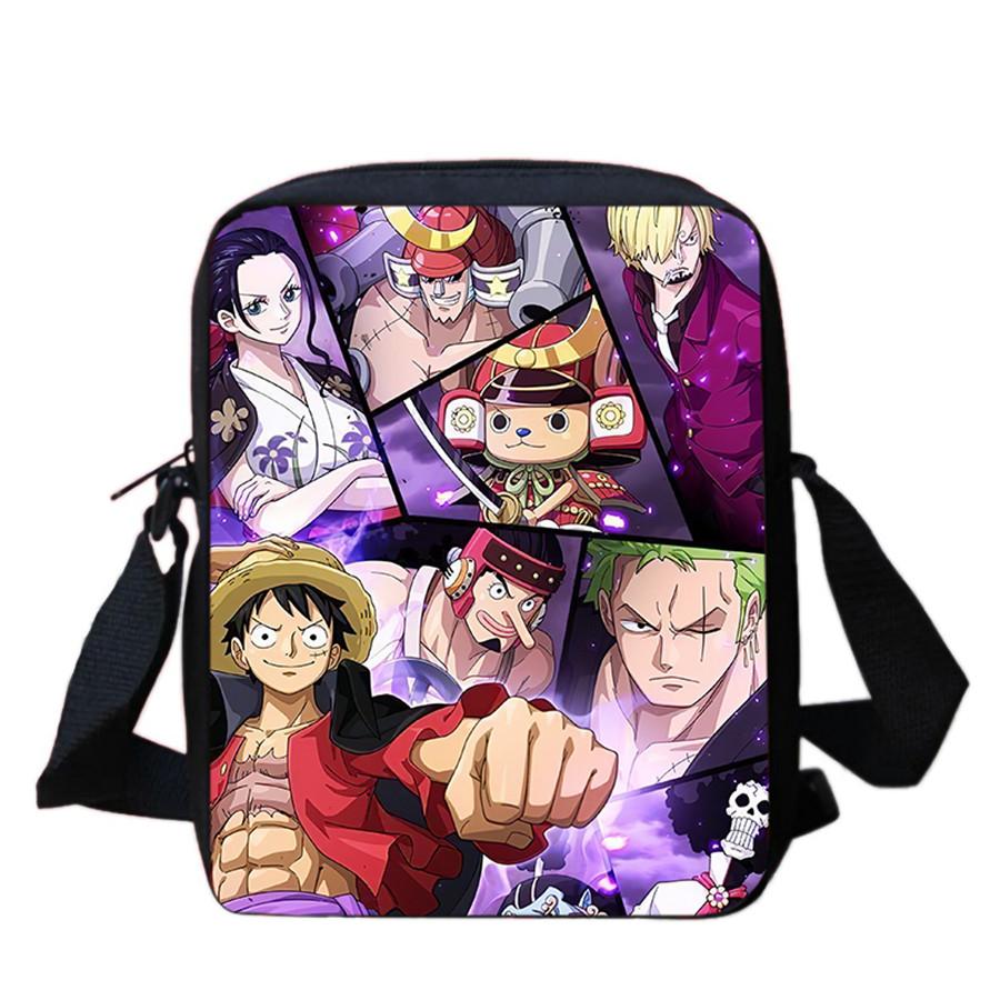 One Piece Crossbody Bag, Lightweight Adjustable Casual Shoulder Bag for Boys and Girls Age 6-10, Unisex Kids School Sling Bag