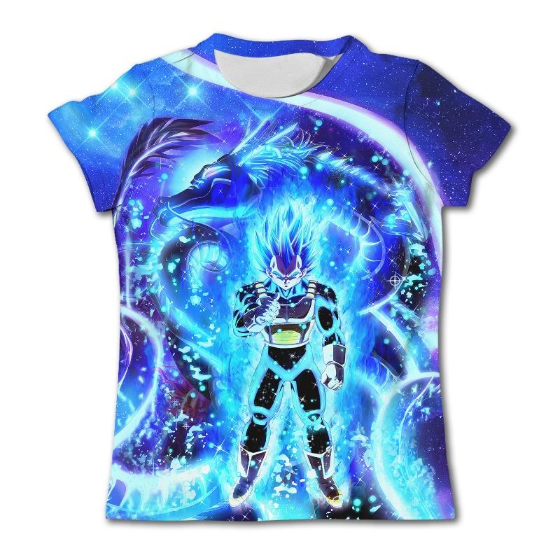 Summer anime Dragon Ball Wukong children's T-shirt summer fashion casual T-shirt boys and girls clothing T-shirt short sleeved