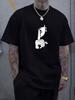 Unisexs Fashion Trend Tshirt Hiphop Pattern Tshirt Unisexs Printed Fashion Short Sleeved Shirt