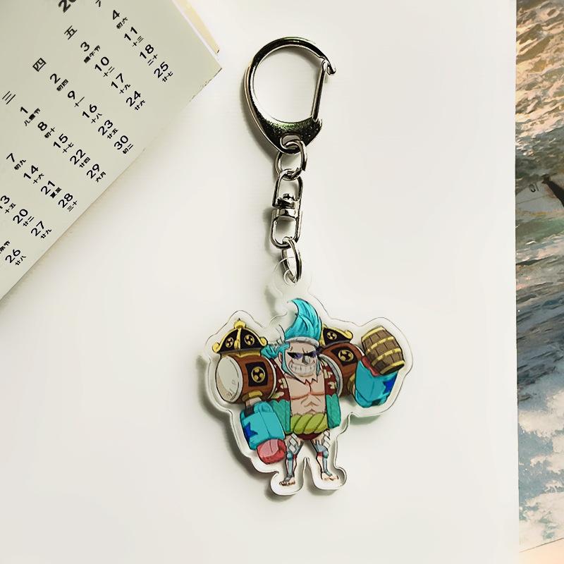 One Piece Peripheral Acrylic Keychain, Anime Luffy, Zoro, Zoro Bag Keychain