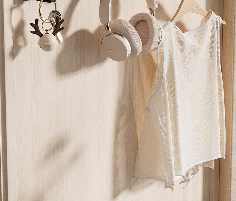 Walnut Strong Load-Bearing Door & Wall Hook Rack