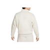 Nike Solid Color Stand Collar Drop Shoulder Loose Long Sleeve Sweatshirt Unisex Sweatshirt Light-Brown DQ5210-072