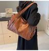 Retro dámská všestranná módní taška tote s nýty – Velkokapacitní kabelka přes jedno rameno, pod paži a crossbody