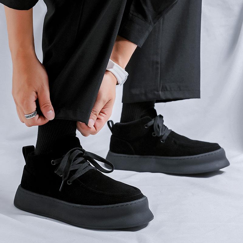 

Doudou shoes men s lightweight soft sole trend casual business lazy shoes fashion versatile loafer shoes men 1207-R 38 чёрный