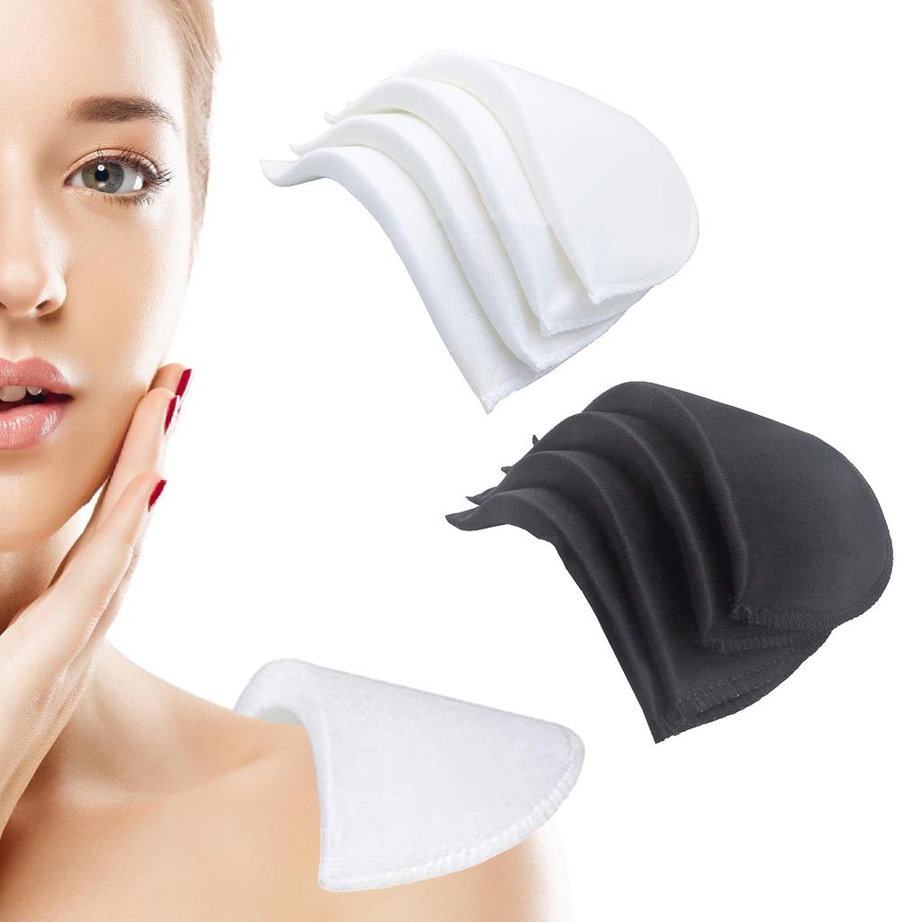 5 Pairs Shoulder Pad Sewing Shoulder Pad Sponge Pad for Blazer Shirt Clothes Suit Coat Jackets High Low Shoulders