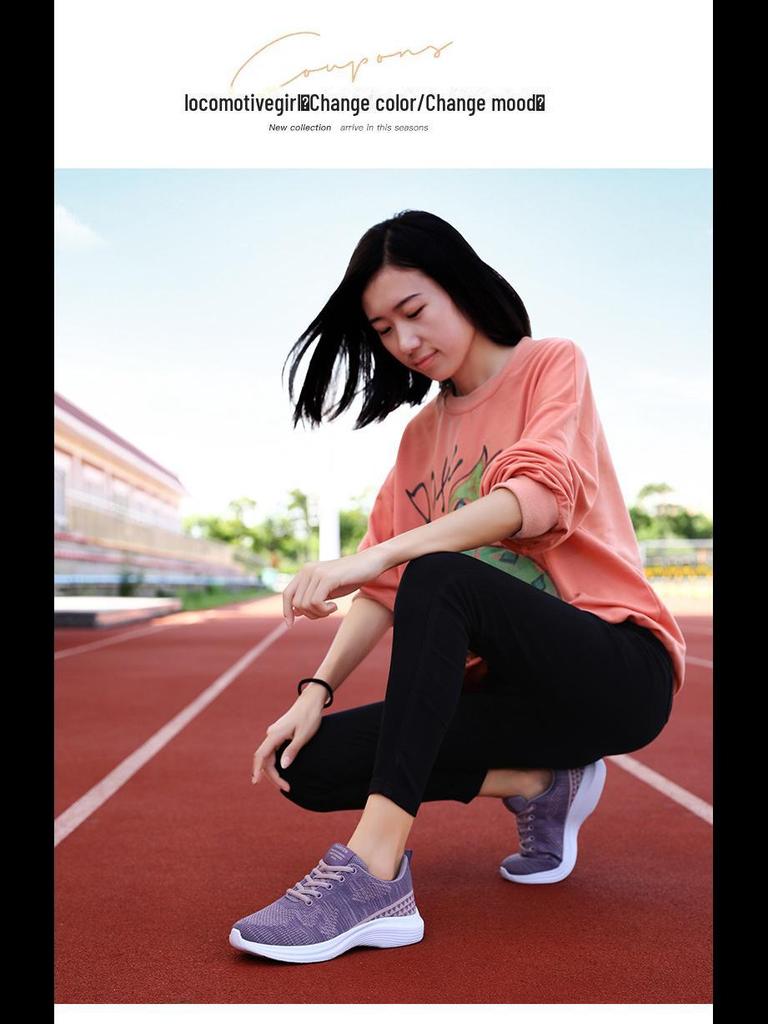 Breathable Ultra-Light Women's Running Shoes: Spring/Autumn Mesh, Soft-Soled, Lightweight, Casual Sneakers (2024)