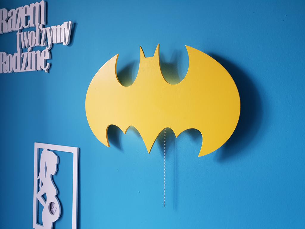 Lampka Nocna Batman Led Na Baterie