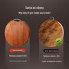 MAXCOOK Wenge Wood Round Cutting Board