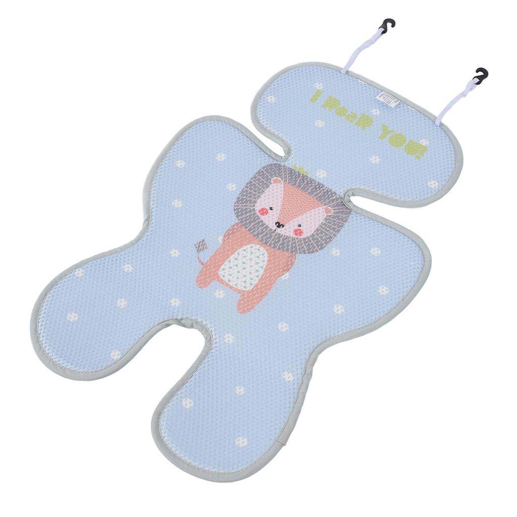 Ice Stroller Cooler Mat Universal 3D Breathable Car Seat Cooling Pad for Toddlers Small Lion