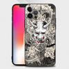 Japan Samurai Oni Mask Case For Apple iPhone 14 13 12 11 Pro Max Mini XS Max XR X 7 8 6 6S Plus Phone Shell Capa