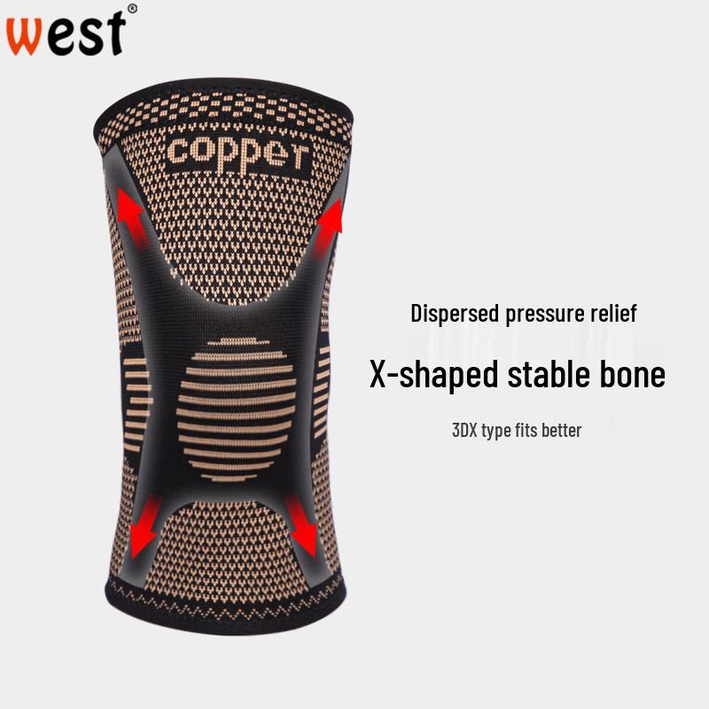 Copper Fiber Knee Support for Sports - Badminton, Running, Basketball, Cycling Protective Gear