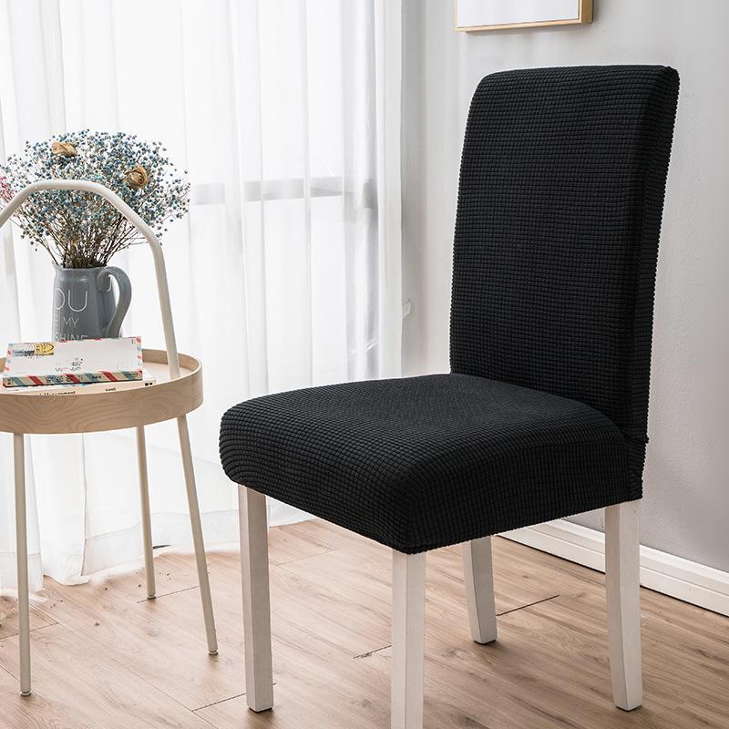 Jacquard Thickened Chair Cover Universal Dining Chair Covers Seat Slipcovers For Hotel Restaurant Dining Room Home Decor