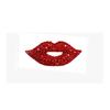 Sexy Red Lips Big Rhinestone Crystal for Women Brooches Pin Badges Alloy Backpack Icons Girls Jewelry