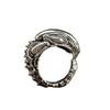 XIYANIKE Hip Hop Retro Teschio Alieno Anelli Regolabili Per Uomo Donna Moda Nuovo Anno Gioielli Accessori Regalo Festa anillos mujer