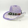 Hats Cowgirl Hats American Western Cowboy Hat Summer Straw Hat Breathable Fashion Trend Sun Shield Hat Panama Jazz Cap