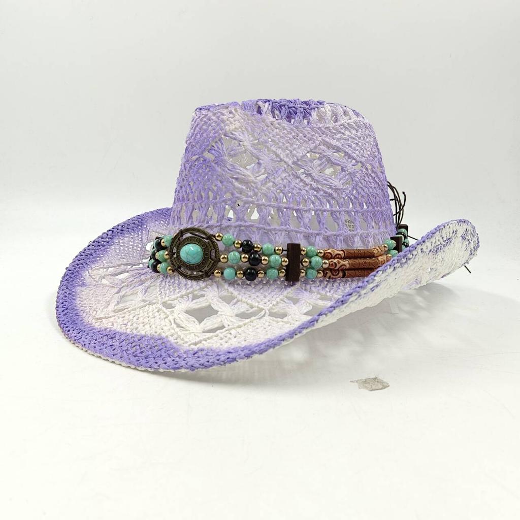 Hats Cowgirl Hats American Western Cowboy Hat Summer Straw Hat Breathable Fashion Trend Sun Shield Hat Panama Jazz Cap