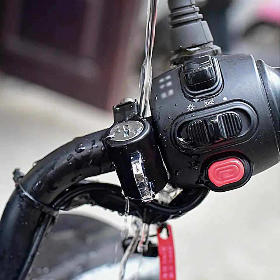 Universal Motorcycle Handlebars Helmet Hook Lock Durable Metal Anti-theft Security Motorcycle Bicycle Helmet Cable Locks