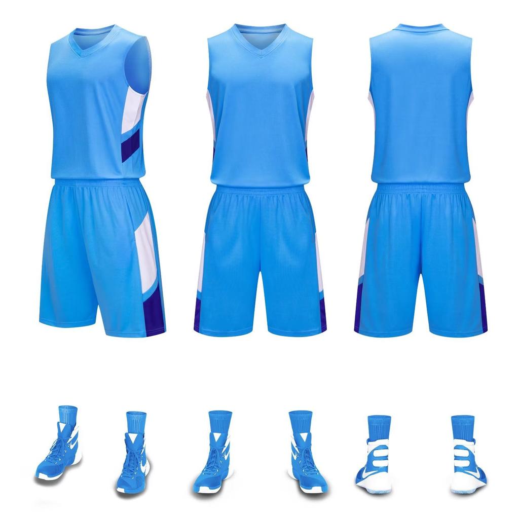 Latest Childrens Adult Breathable Training Camp Basketball Uniform Suit Male and Female Student Competition Athletic Training Jersey
