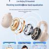 2024 Air Conduction Sports Bluetooth Earphones, Wireless In-Ear, Over-Ear Clip, Unisex Design