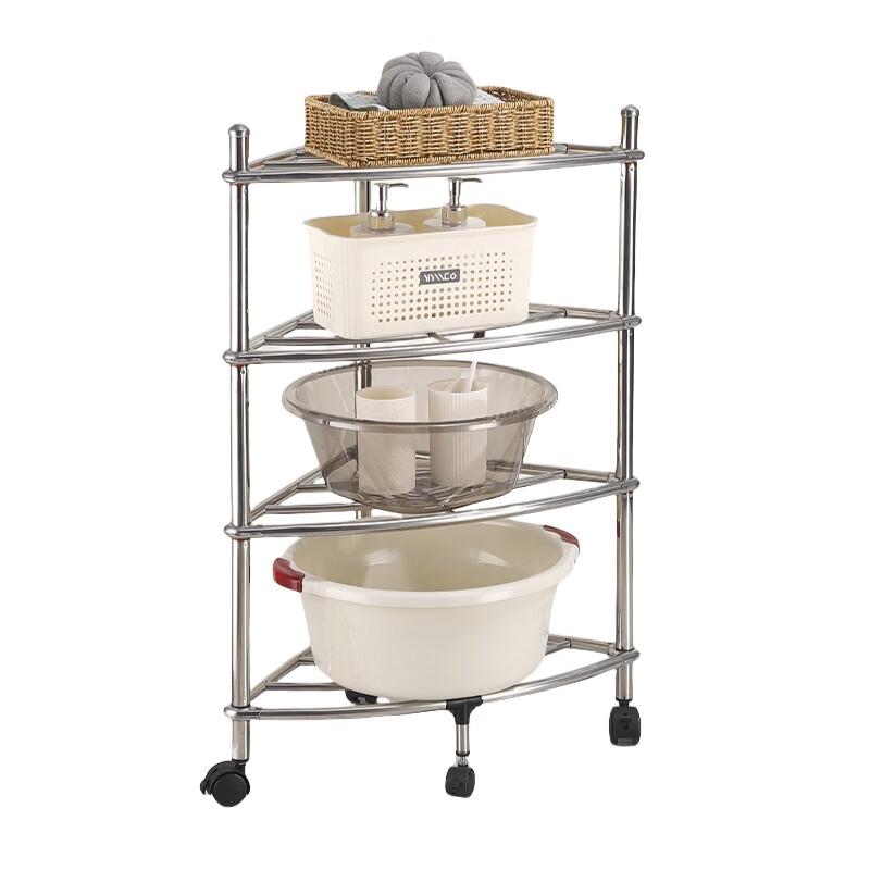 Yingbang Multi-layer Bathroom Storage Shelf with Wheels