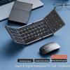 Foldable Bluetooth Keyboard with Type-C Charging, Large Touchpad, and Switchable Numeric Keys