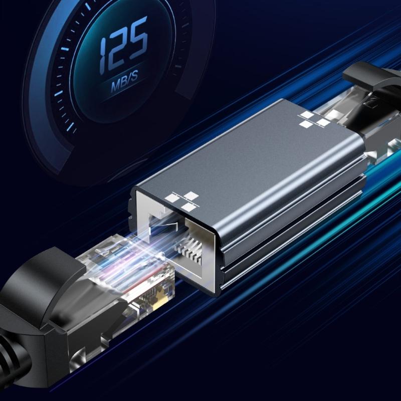 RJ45 Splitter Connector Easy Installation For Multiple Device Connection And Signal Distribution