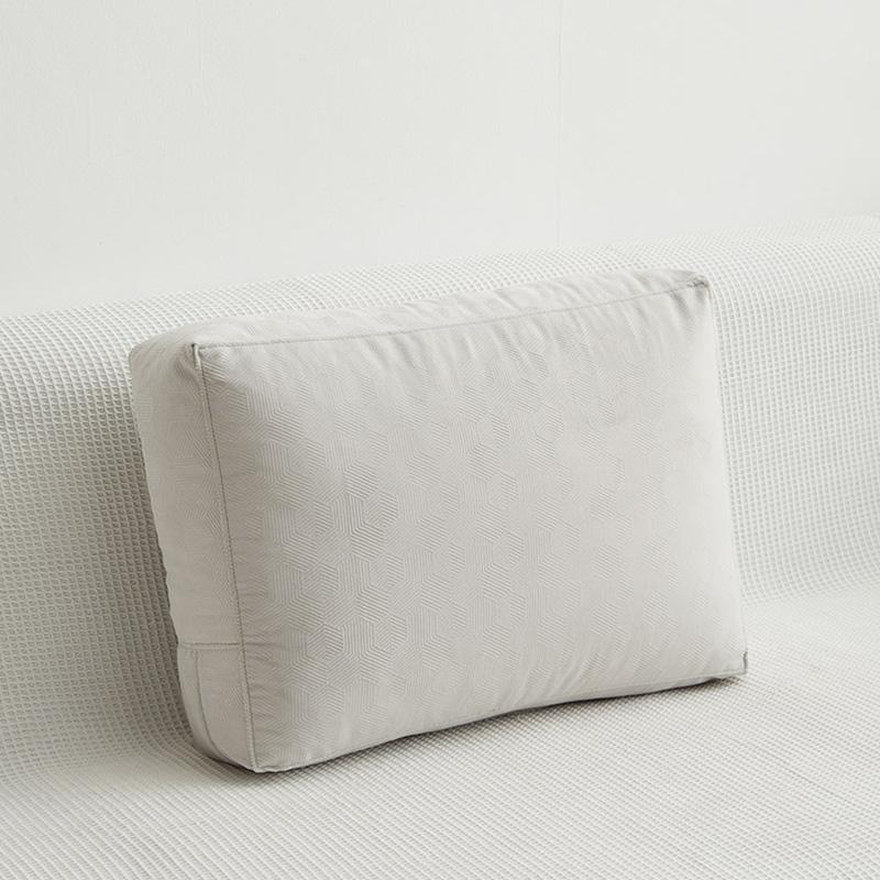 Solid Plain Weave Jacquard Textured Velvet Cushion Cover 60x40 80x50cm Luxury Pillowcase Sofa Backrest Living Room Cushion Cover 60x40x10cm 4430₽