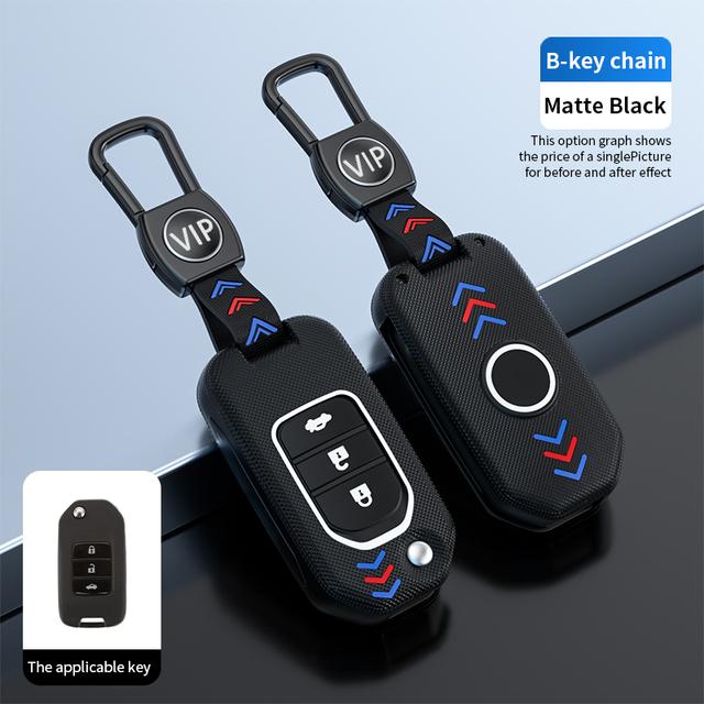 Чехол для автомобильного ключа с узором из АБС-пластика для Honda Civic HRV CRV XRV CR-V Crider Odyssey Pilot Fit Accord Protector