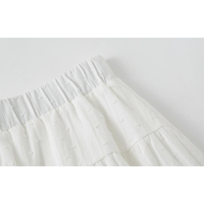 Kadın Dantel Dantel Etek Yaz Yüksek Bel Zayıflatıcı A Kesim Etek Kadın Kısa Etek