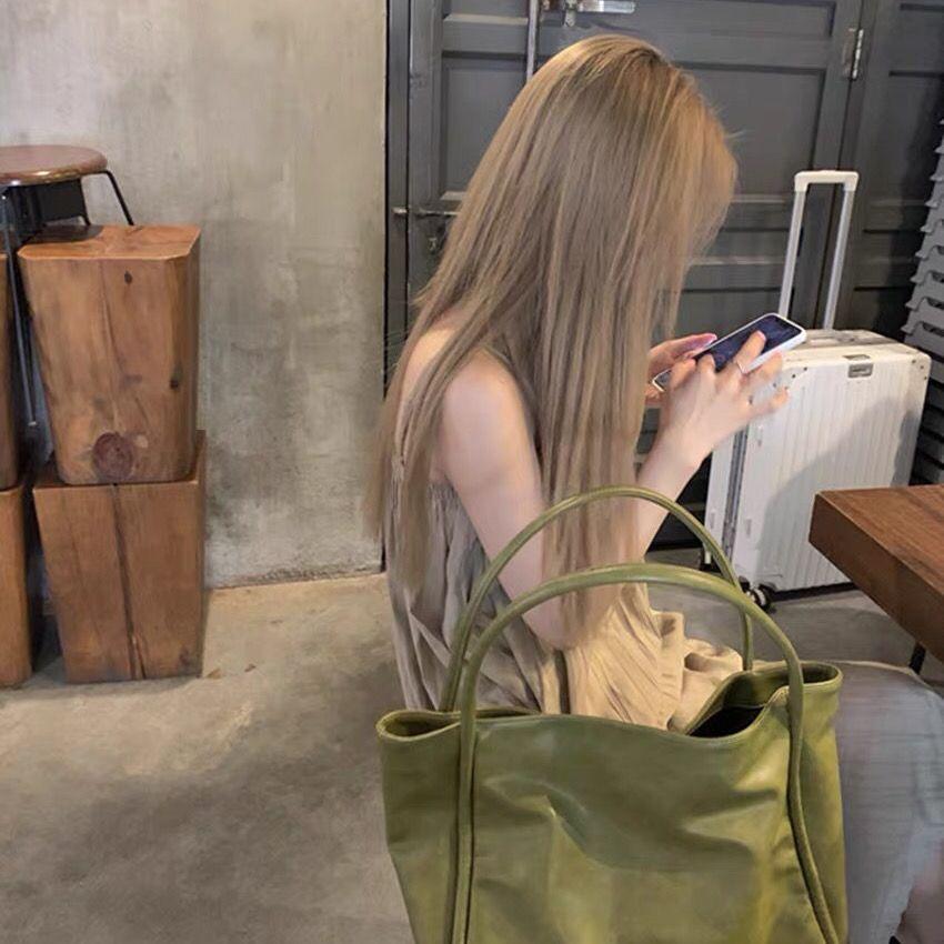 Tote Bag for Women Autumn Winter Korean Bag for Women Large Handheld Bag Niche Design Versatile Shoulder Casual Underarm Bag