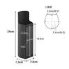 Yamazaki Tower Magnetic Spray W x D x 24cm Floating 8238 Holder, Black, 7.5cm 7.5cm H, Storage,