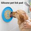 Yousheng Pet Slow Food Mat with Strong Suction Cup, Bone Paw Print Design Dog Feeding Mat, Dog Slow Eating Bowl Accessory for Preventing
