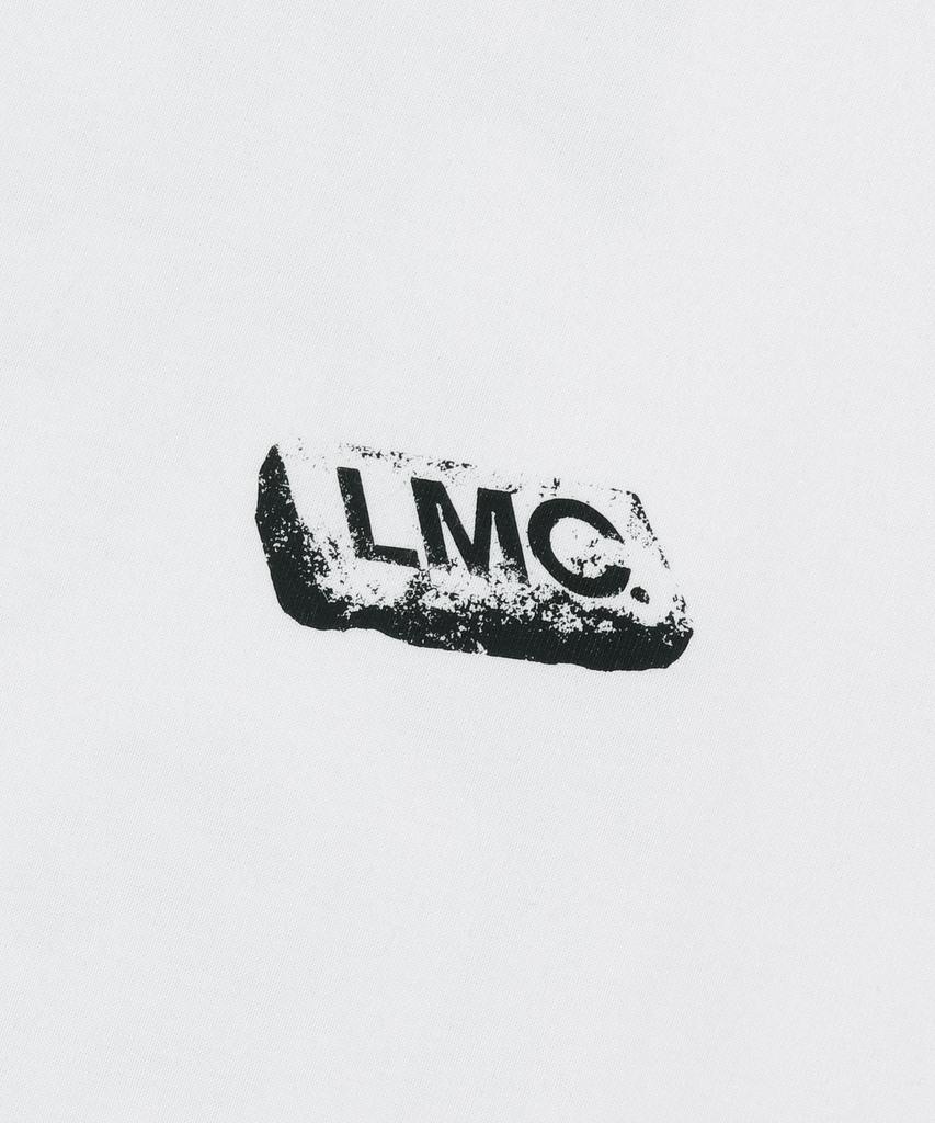 LMC Unbalance Globe Long Slv Tee White