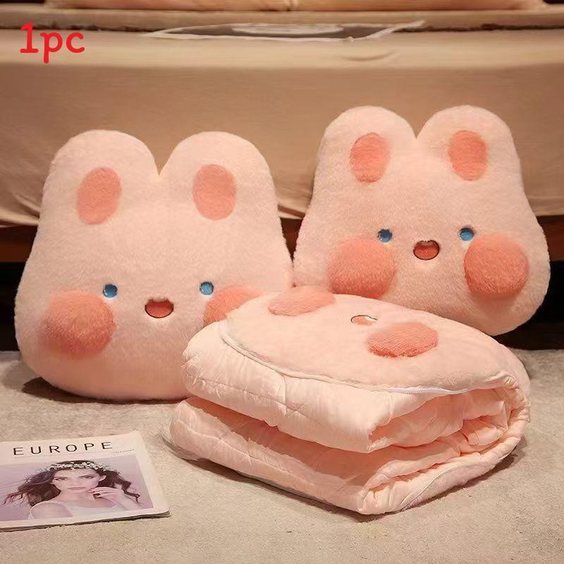 Car Pillow Blanket With Plush Cover For Office Napping Girls Home Car Use
