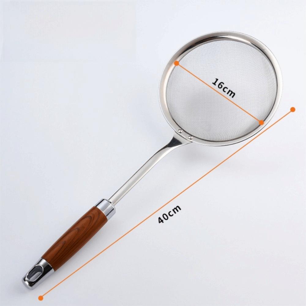 Mesh Filter Spoon Net Leak Fruit Juice Dregs Separator Durable Soup Strainer  Kitchen Sieve