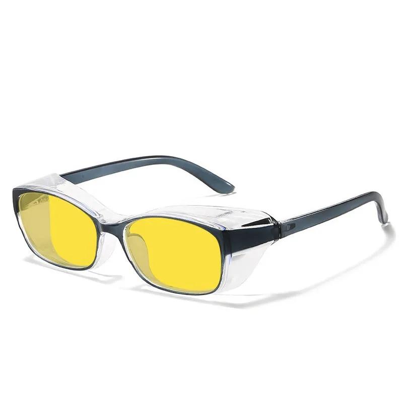 New Fashion Night Vision Edge Protection Women's Sunglasses Outdoor Neutral Night Driving UV400 Anti Blue Light Glasses
